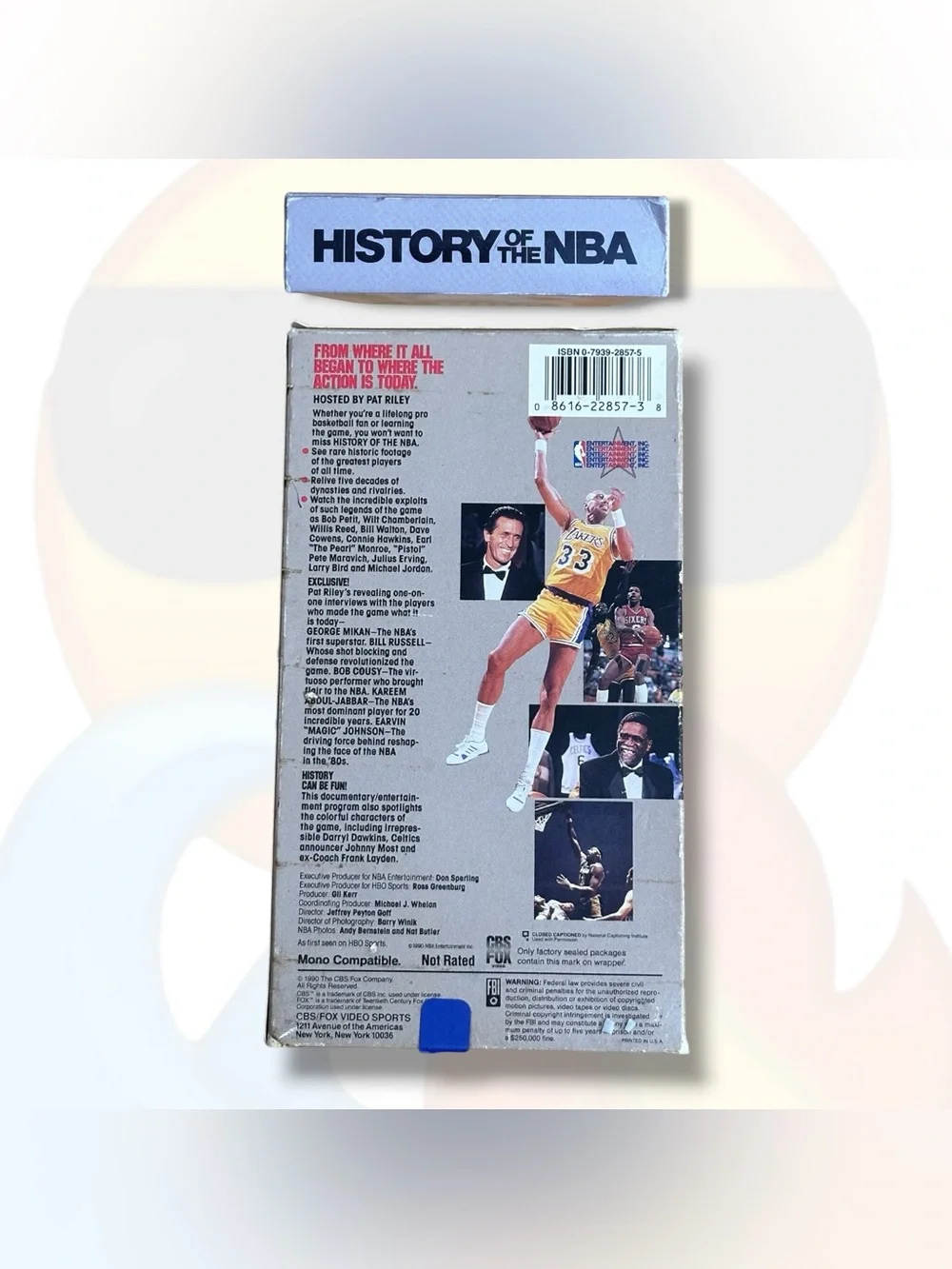 Vintage 90’s NBA VHS Tape & NBA Party Favors Bundle